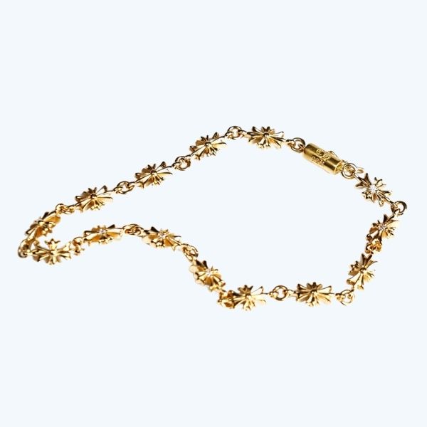 22K Gold Tiny CH+ E Bracelet 22K Gold Tiny CH+ E Bracelet